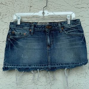 Big Star Jean Mini Skirt Size 28